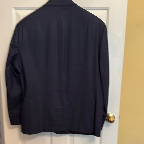 Michael Kors Blue Sport Coat with Notched Lapels - Picture 2 of 4